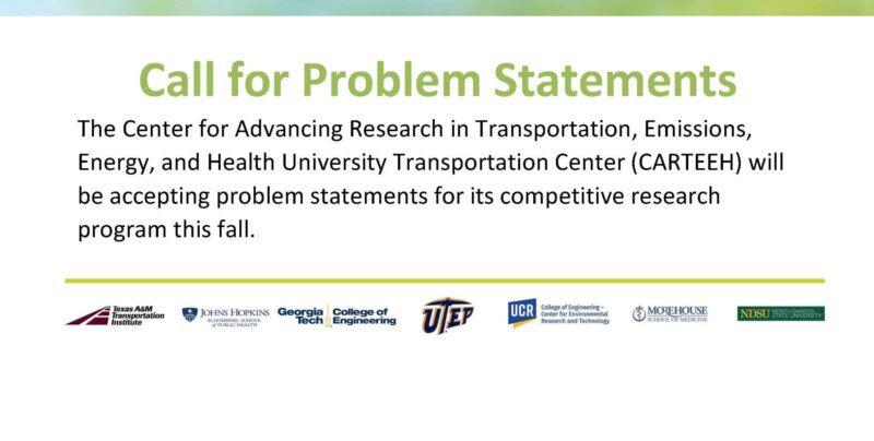 Call for Problem Statements